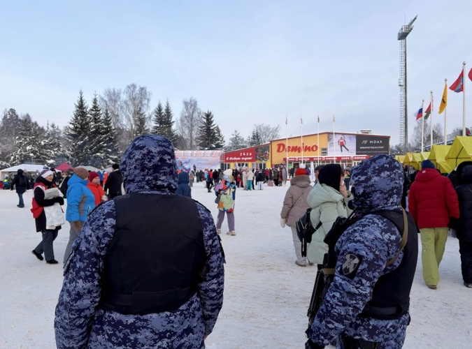 В Ярославской области росгвардейцы приняли участие в обеспечении безопасности Кубка России по биатлону