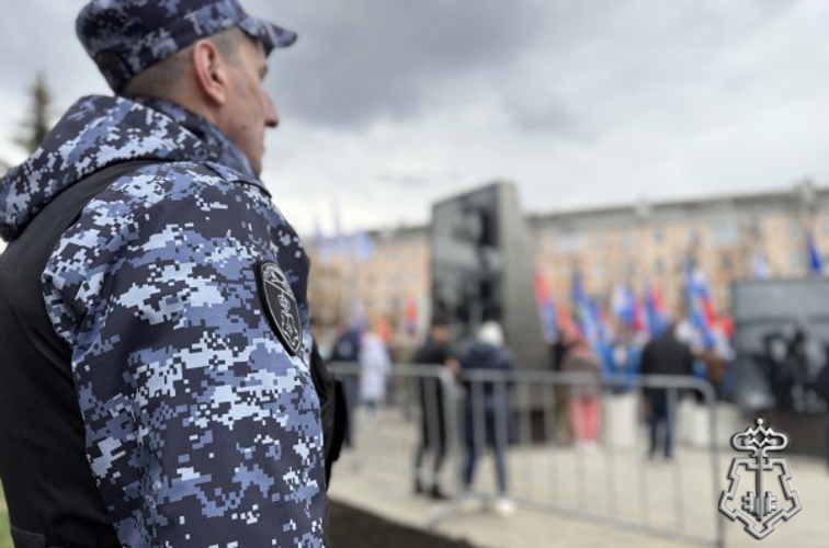 Сотрудники регионального управления Росгвардии обеспечили безопасность празднования 1 мая