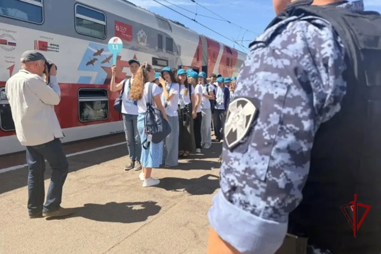 Росгвардейцы обеспечили безопасность пребывания «Поезда Памяти» в Ярославле