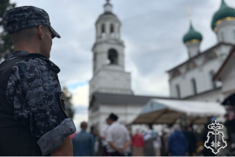 Росгвардейцы обеспечили правопорядок во время празднования Дня Толгской иконы Божией Матери